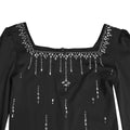 iDress Real Photo Fairytale Square Collar Celebrity Rhinestones Saudi Arabian Bespoke Occasion Dresses Long Sleeve Party Dresses