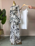 Women Long Sleeve Stacked Mesh with Lining Bodycon Cocktail Long Dress  Autumn Evening Birthday Sexy Party Dresses