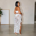 Women Sexy Lace Bikinis Sets Summer Vacation Beach Holiday Swimwears Bra+underwear + Skirts 3-piece Sets Night Club Outfits