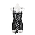 Sexy See Through Bodysuits Women Sexy Leopard Print Cross Bandage Backless Midnight Coquettish Mesh Classic Outfits