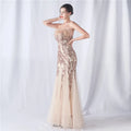 Sexy Elegant Long Wedding Party Dresses for Women 2025 Luxury Mesh Bridesmaid Evening Dresses Woman Sequin Summer Dress