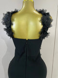 Elegant Flower Beading Sexy Sleeveless Bodycon Long Bandage Dresses Celebrity Cocktail Women Luxury Birthfay Evening Party Dress