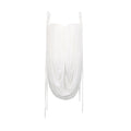 Solid Spliced Folds Corset Dress For Women Spaghetti Strap Sleeveless Temperament Top Female Fashion Style Clothes New