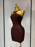 Women Sexy Backless Pink Bodycon Mini Bandage Dresses Elegant Evening Party Luxury Birthday Nightclub Cocktail Prom Gown