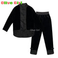 Olive Girl Dramatic Jacquard Set for Ren Faire 2026 Garden Wedding Fairycore Photoshoot Everyday Wear Jacquard S-XXL XS-3XL Plus Size Dramatic Silhouette Romantic Garden Party Editorial Not Costume Jacquard Set Chinese Set Chinese Heritage Fashion Women