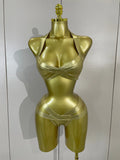 Women Sexy 2 Pieces Bodycon Bandage Swimsuit Celebrate Fashion Beach Swimwear Bikini Summer Style High Quality Wholesale