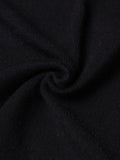 Solid Hollow Out Pullover Sweater For Women Diagonal Collar Long Sleeve Irregular Hem Slimming Sweater Female New