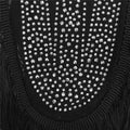 Women's 2 Piece Outfits Rhinestone Fringe Crop Cami Top and Bodycon Skirt Set Sexy Women's Nightclub Dress Party Dresses