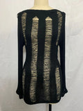 Sexy Sheer Knitted Dress Women Bodycon Long Sleeve Hollow Out Mini Dresses Femme Club Sexy Backless Knitwear Dress Womens