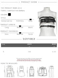 Sexy PU Leather Tank Top Women Hollow Metal Buckle Sleeveless Coquette Midnight Party Clubwear Hottie Punk Style Vest