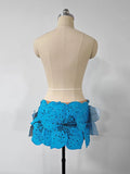 2026 New Fashion Trend Embroidered Large Petal 3D Design Flower Short Skirt for Women Y2k Mini Skirts Clothes
