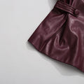 Solid Two Piece Set for Women Lapel Long Sleeve Coat Hihg Waist Temperament Skirts Female Fashion New