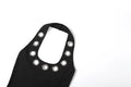 Metal Ring Hollow Decoration Dress Woman Halter Low-Neck Backless Skinny Peach Hip Midnight Sexy Fashion Mini Bodycon