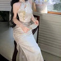 Olive Girl Red Embroidered Qipao for Ren Faire 2026 Garden Wedding Fairycore Photoshoot Everyday Wear S-XXL XS-3XL Plus Size Embroidered Romantic Garden Party Editorial Not Costume Qipao Cheongsam Chinese Dress Chinese Heritage Fashion Women