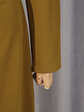 Fashion Temperament Maxi Dress for Women O Neck Spliced Shawl Long Sleeve High Waist Spliced Zip Evening Dress Female Autumn