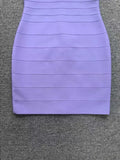 Black Purple Spaghetti Strap Women Mini Bandage Dress Bodycon Sexy Bodycon Party Club Dress XL Classic Vestido