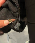 Original for Autumn/winter Women's Collection, A Detachable Wool-neck Jacket with A Fleece Leather Effect Can Be Worn