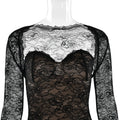 Sexy Fishtail Dresses Suit for Women Sweetheart Neck Tunic Lace Dress with Shawl Long Sleeve Cardigan Outfit Female