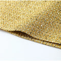 Women Gold Sparkle Capelet Top Elegant Shiny Tweed Shoulder Wrap Turtleneck Short Cloak 2026 Spring Lady Evening Party Outfit