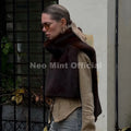 Fashion Faux Fur Sable Vest Crop Top Autumn Winter Turtleneck Eco Mink Fur Tank Tops Sleeveless Jacket Coat