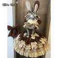 Olivegirl Victorian Vintage Elegant Lolita Dress Women Sweet Bow Ruffles Slim Bandage Princess Dresses Girls Kawaii Cute Party