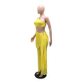 Summer See Through Mesh Jumpsuit Women One Shoulder Irregular Overlay Tassel Midnight Clubwear Party One Piece Jumpsuit