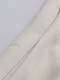 Office Spliced Folds Two Piece Set for Women Lapel Sleeveless Top High Waist Wide Pant Minimalist Suit Female New