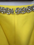 Solid Luxury Diamond Tops & Skirt Two Piece Sets For Women Bubble Short Sleeve Short Top High Waist Skirt Set Female New