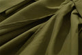 Elegant Ribbon Corset Long Dress For Women Slip Slit Maxi Dresses Evening Bridesmaid Wedding Guest Olive Green Black Cocktail