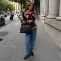 Women Color Block Argyle Knitted Cardigan Lapel Collar Zip Loose Long Sleeve Sweater 2026 Fashion Autumn Retro Casual Outerwear
