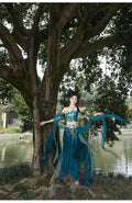 Hanfu Women's Fashion Waist Length Ru Skirt Tattered Sleeves Hanfu Dunhuang Exotic Style Han Elements Improve National Style