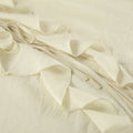 New Casual Shorts Two-piece Set Women's Ruffled Loose Tie Top Simple Shorts Set Office Lady Summer Female Shorts Set