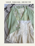 Olive Girl Green Hanfu Dress 2026 S-L XS-3XL Plus Size Hanfu Chinese Dress Traditional Chinese Clothing Chinese Heritage Fashion Women