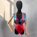 Valentine's Day Themed Bar Amusement Tassuel Coat Park Party Outfit GOGO Jacket Headwear Floor-Length Club Dance Costume