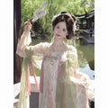 Olive Girl Hanfu Dress 2026 S-XL XS-3XL Plus Size Hanfu Chinese Dress Traditional Chinese Clothing Chinese Heritage Fashion Women