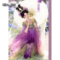 Olive Girl Multicolor Embroidered Hanfu Dress for Ren Faire 2026 Garden Wedding Fairycore Photoshoot Everyday Wear S-L XS-3XL Plus Size Chinese Heritage Fashion Women