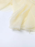 Ruffles Shirts For Women O Neck Lantern Sleeve Loose Pullover Summer Blouse Female Fashion Style Clothing