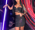 Women Sexy Bandage Tops Fashion Pencil Skirts Set Nightclub Party Celebrate Women's Set