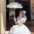 Olive Girl Black Dramatic Lolita Dress for Ren Faire 2026 Fairycore Photoshoot Everyday Wear S-L XS-3XL Plus Size Dramatic Silhouette Romantic Cottagecore Garden Party Editorial Not Costume Lolita Dress Chinese Heritage Fashion Women
