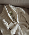 Autumn Knit Cardigan Women's New Vintage Hollow Out Long-Sleeved Sweater 2026 Casual Streetwear White Knit Top Female