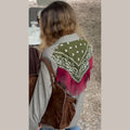 Women Bandana Print Blazer Jacket Triangle Scarf Tassel Fringe Back Loose Suit Coat 2026 Fashion Casual Office Lady Chic Jacket