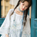 Olive Girl Red Embroidered Embroidered Top for Garden Wedding 2026 Fairycore Photoshoot Everyday Wear S-XL XS-3XL Plus Size Embroidered Romantic Garden Party Editorial Not Costume Embroidered Top Chinese Top Blouse Chinese Heritage Fashion Women