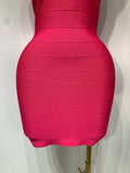 Women Sexy Backless Pink Bodycon Mini Bandage Dresses Elegant Evening Party Luxury Birthday Nightclub Cocktail Prom Gown