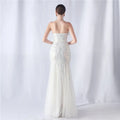 Sexy Elegant Long Wedding Party Dresses for Women 2025 Luxury Mesh Bridesmaid Evening Dresses Woman Sequin Summer Dress