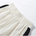 Color Block Zip Up Two Piece Set Women Long Sleeve Stand Collar Cropped Jacket High Waist Shorts 2026 Spring Summer Casual Suit