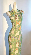 Olive Girl Green Romantic Qipao Fairycore 2026 Everyday Wear S-XXL XS-3XL Plus Size Romantic Garden Party Editorial Not Costume Qipao Cheongsam Chinese Dress Chinese Heritage Fashion Women
