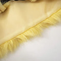 Furs Belt Buckle Crop Coat Women Valentine's Day Short Sleeve Sexy Hottie Midnight Birthday Party Banquet Shawl Tops