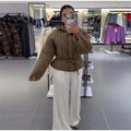 Upgraded Thick Wrap Front Tie Padded Jacket Kimono Style Collar Long Sleeve Loose Warm Daily Women Coat 2026 Winter Cotton Coats