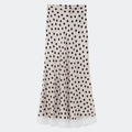 Polka Dot Polka Dot Skirt 2 Piece Set Women Elegant Scarf  Long Sleeve Shirts Suit 2026 Spring Lady Fashion Commute Outwear New