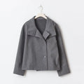 Stand Collar Women's Outerwear Single Breasted Long Sleeve Coat Solid Loose Woolen Coat Daily Commuter Wear Fall Collection 2026